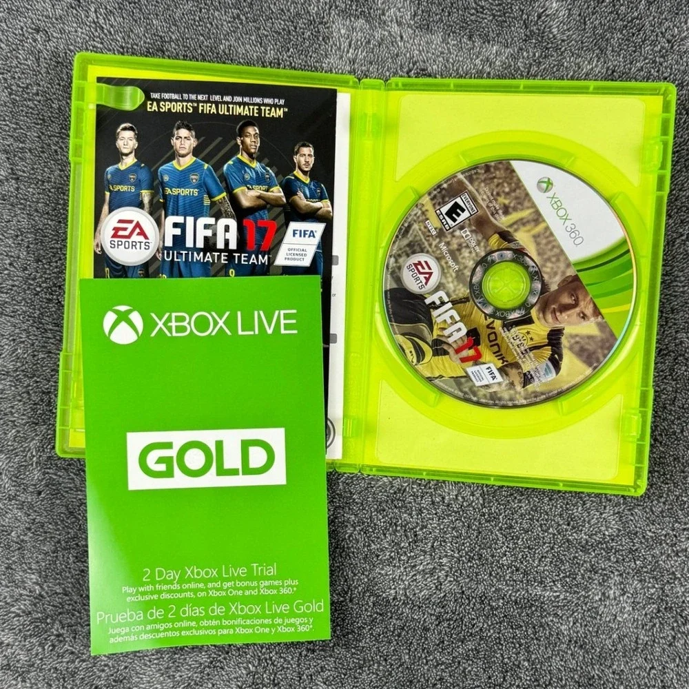FIFA 17 EA Sports Microsoft Xbox 360 Soccer Video Game NTSC 014633733976